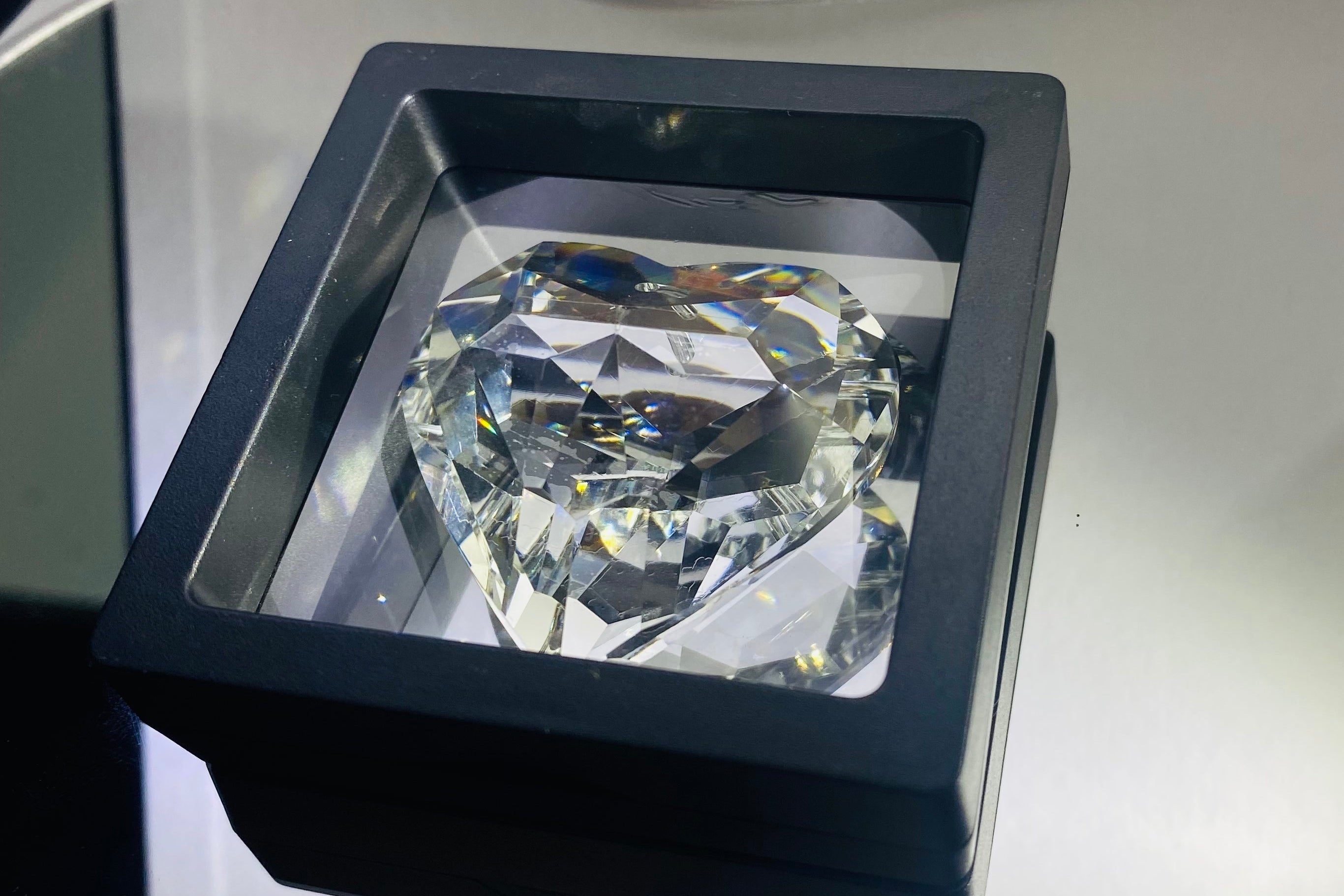 Heart crystal pendant