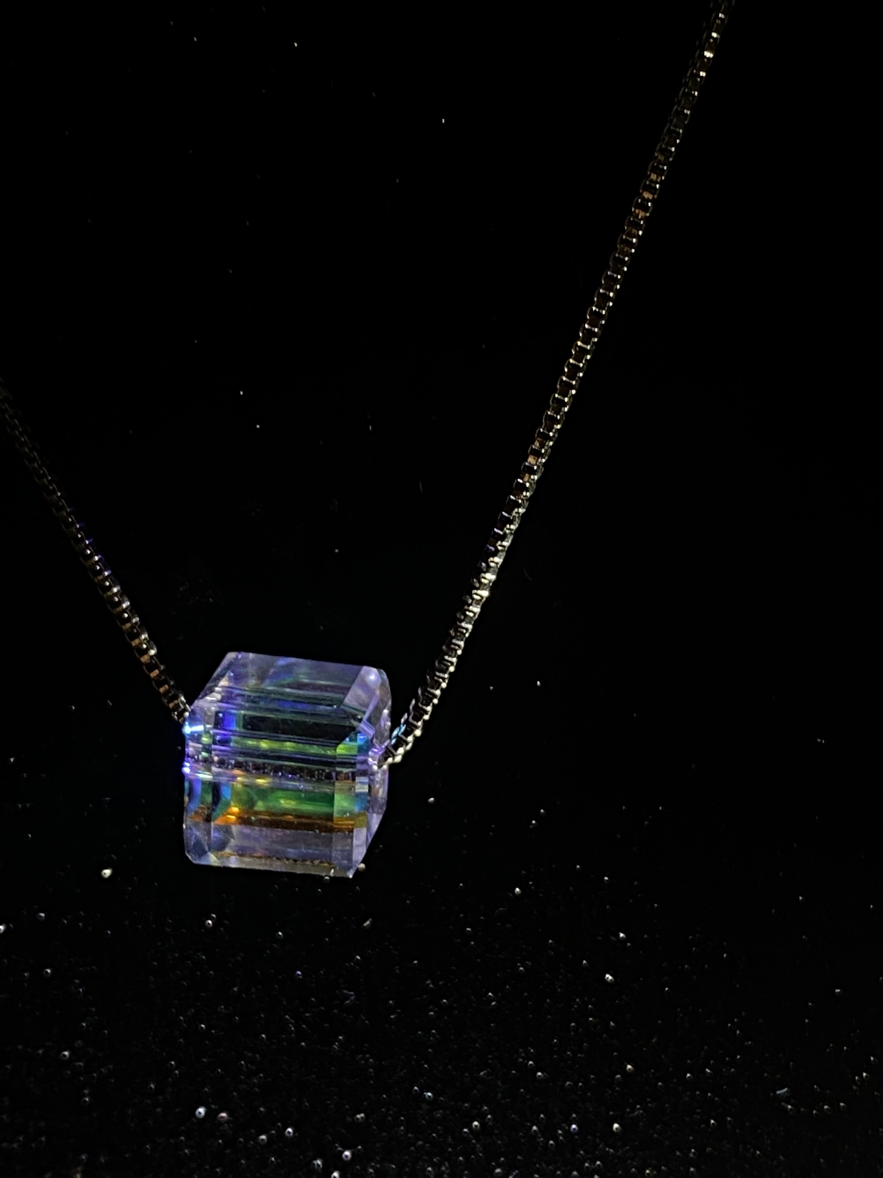 Square Translucent Necklace
