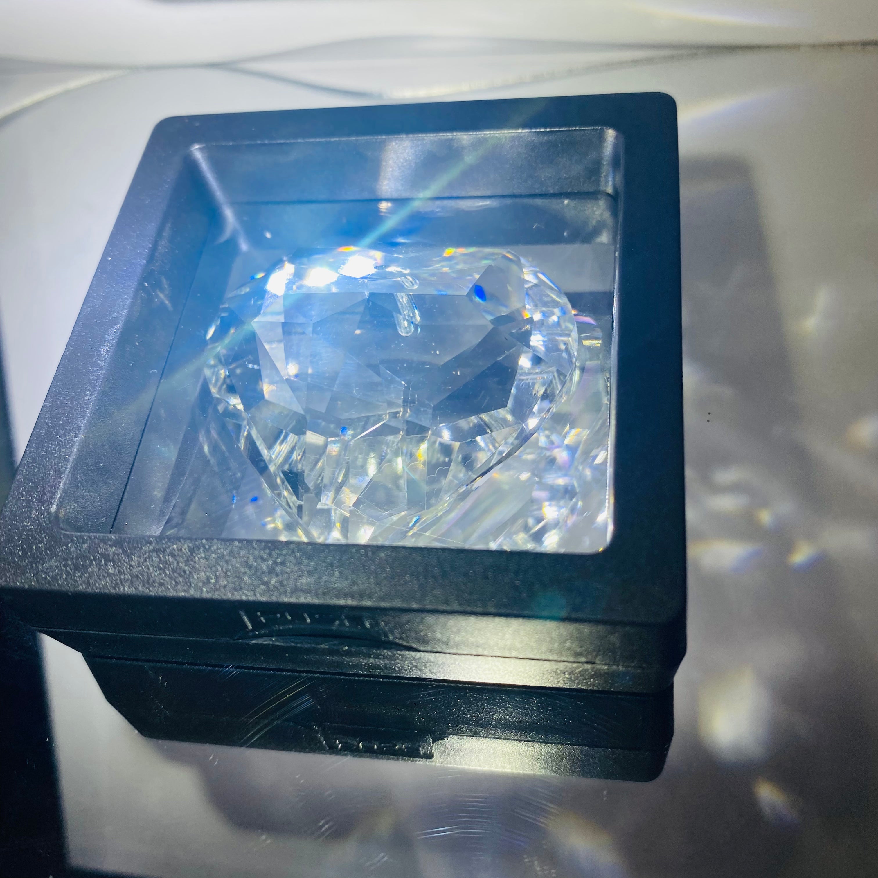 Heart crystal pendant