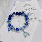 blue crystal bracelet