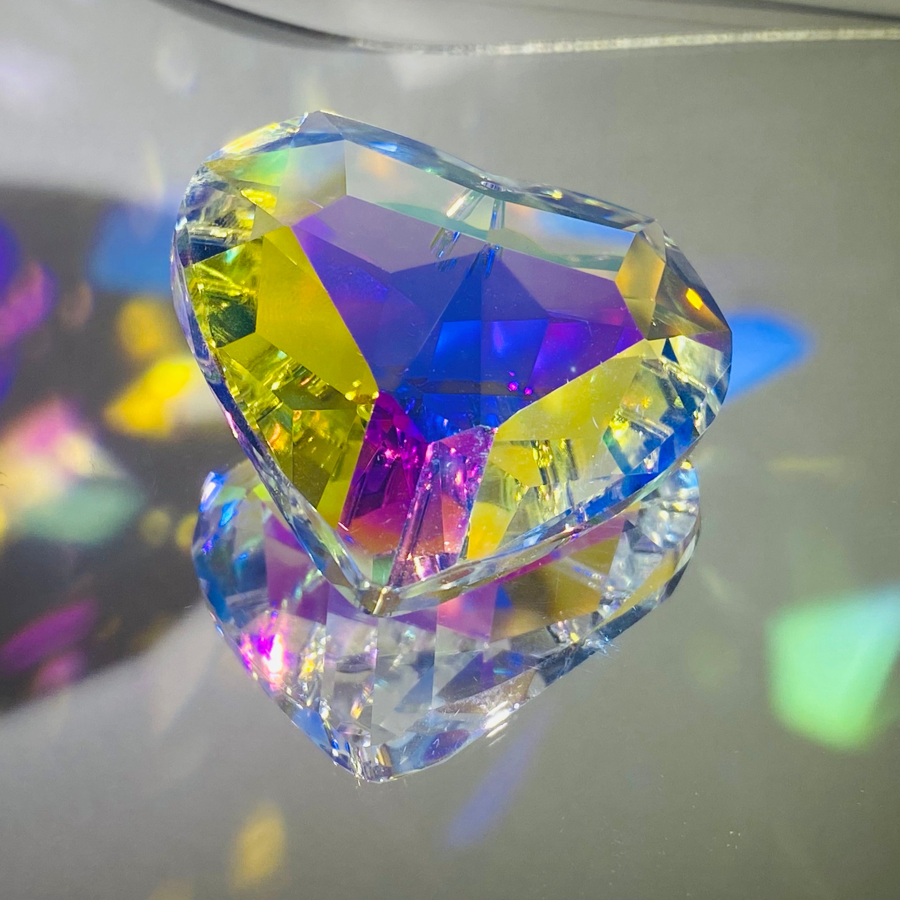 Heart crystal pendant