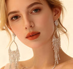 Evening dress earrings light luxury temperament earrings