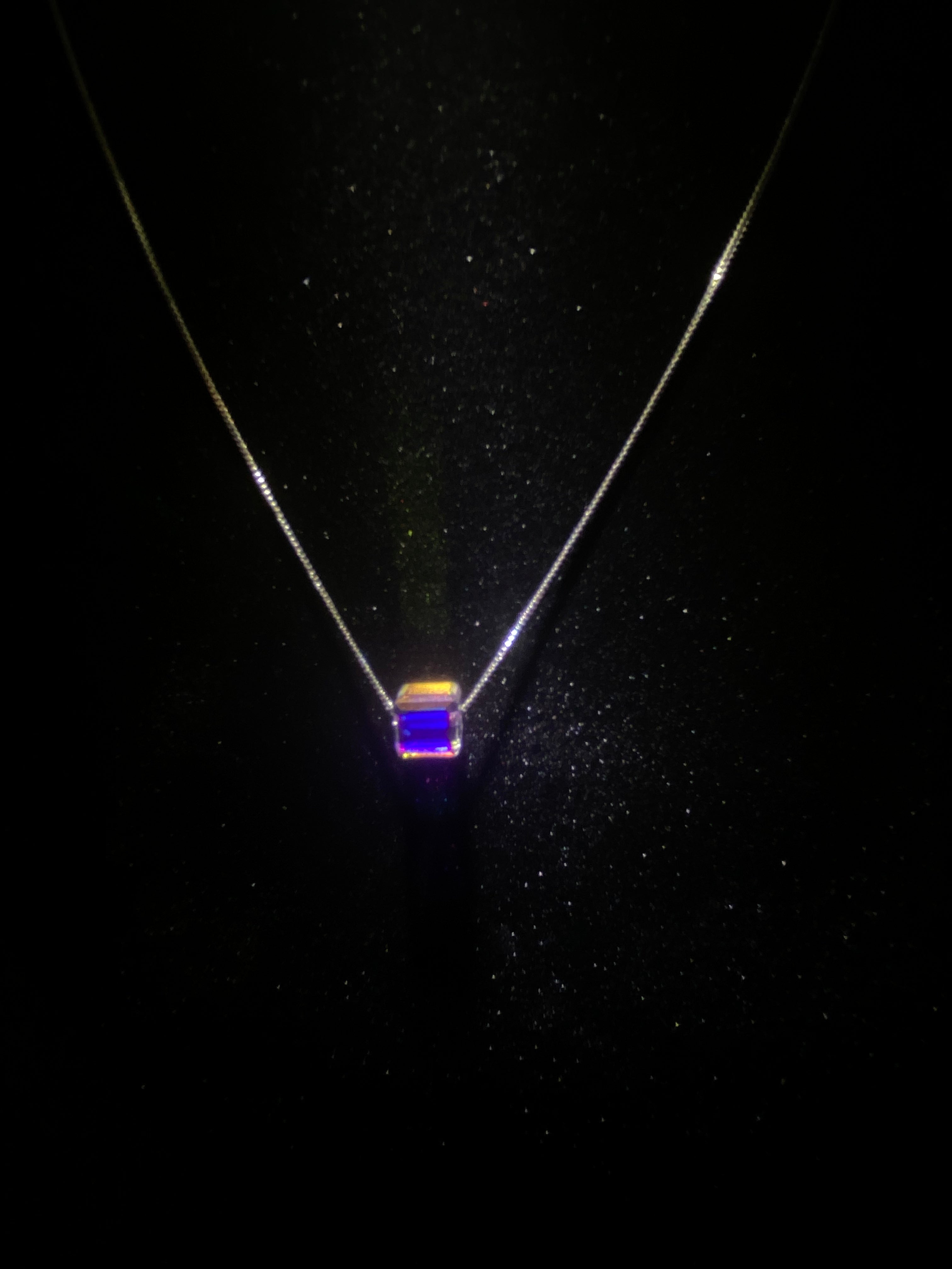 Square Translucent Necklace