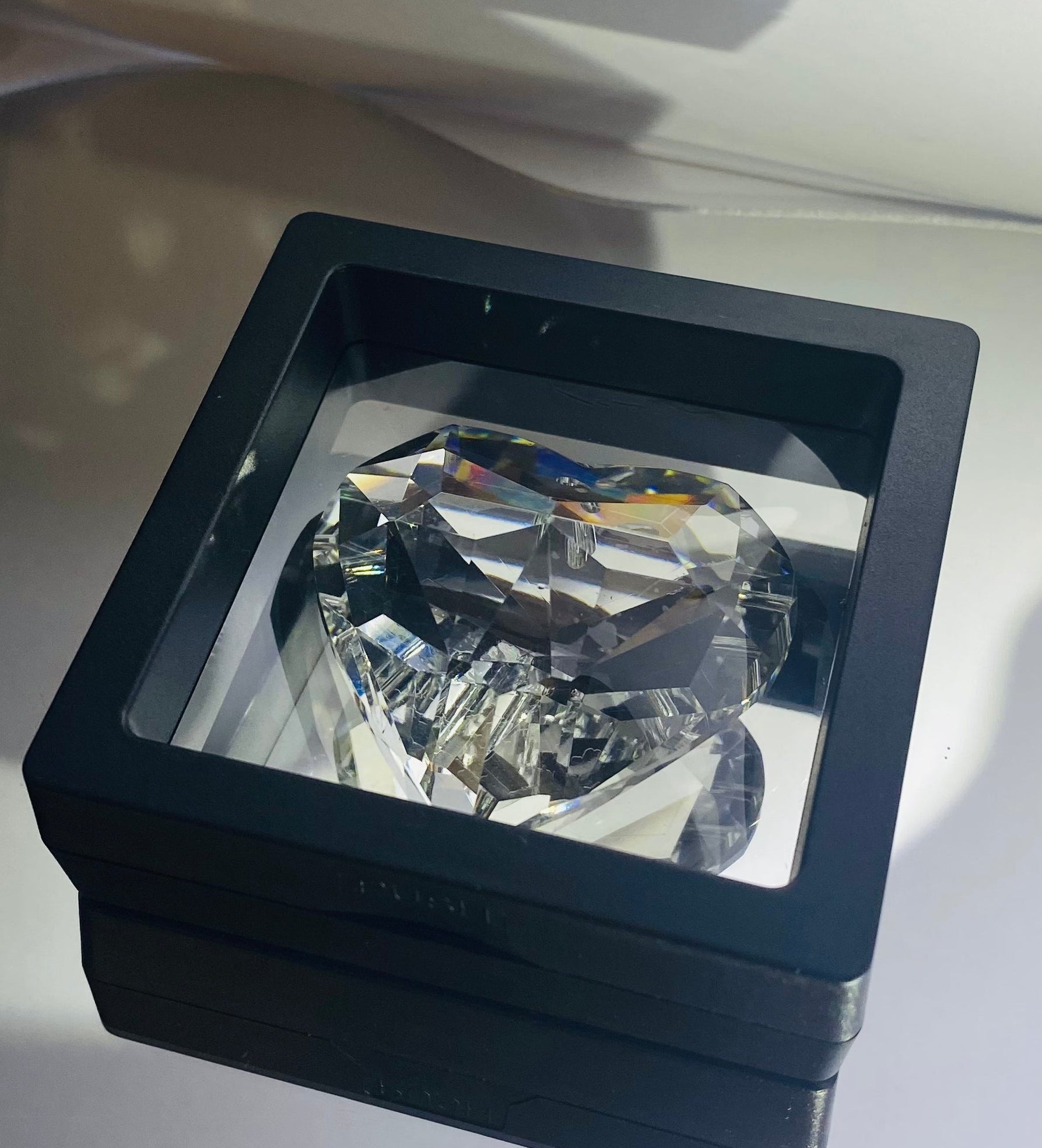 Heart crystal pendant