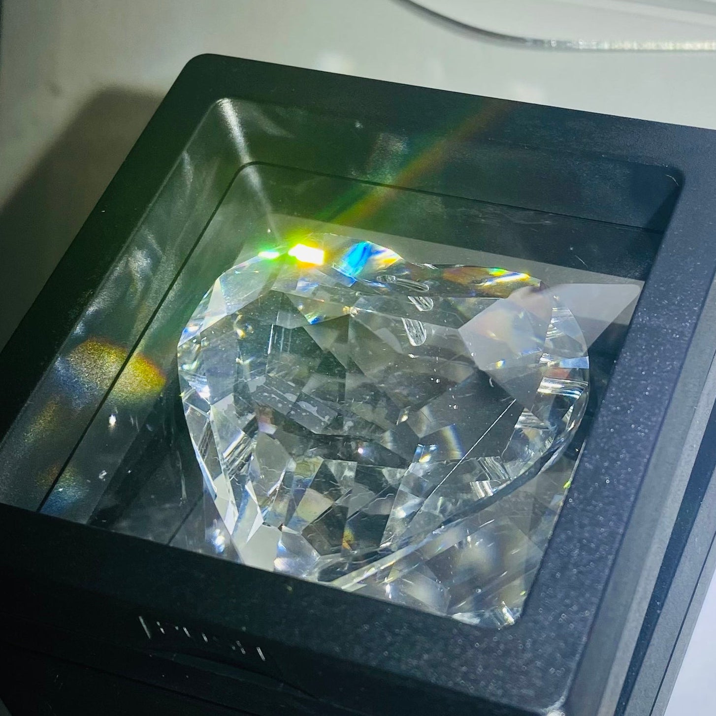 Heart crystal pendant