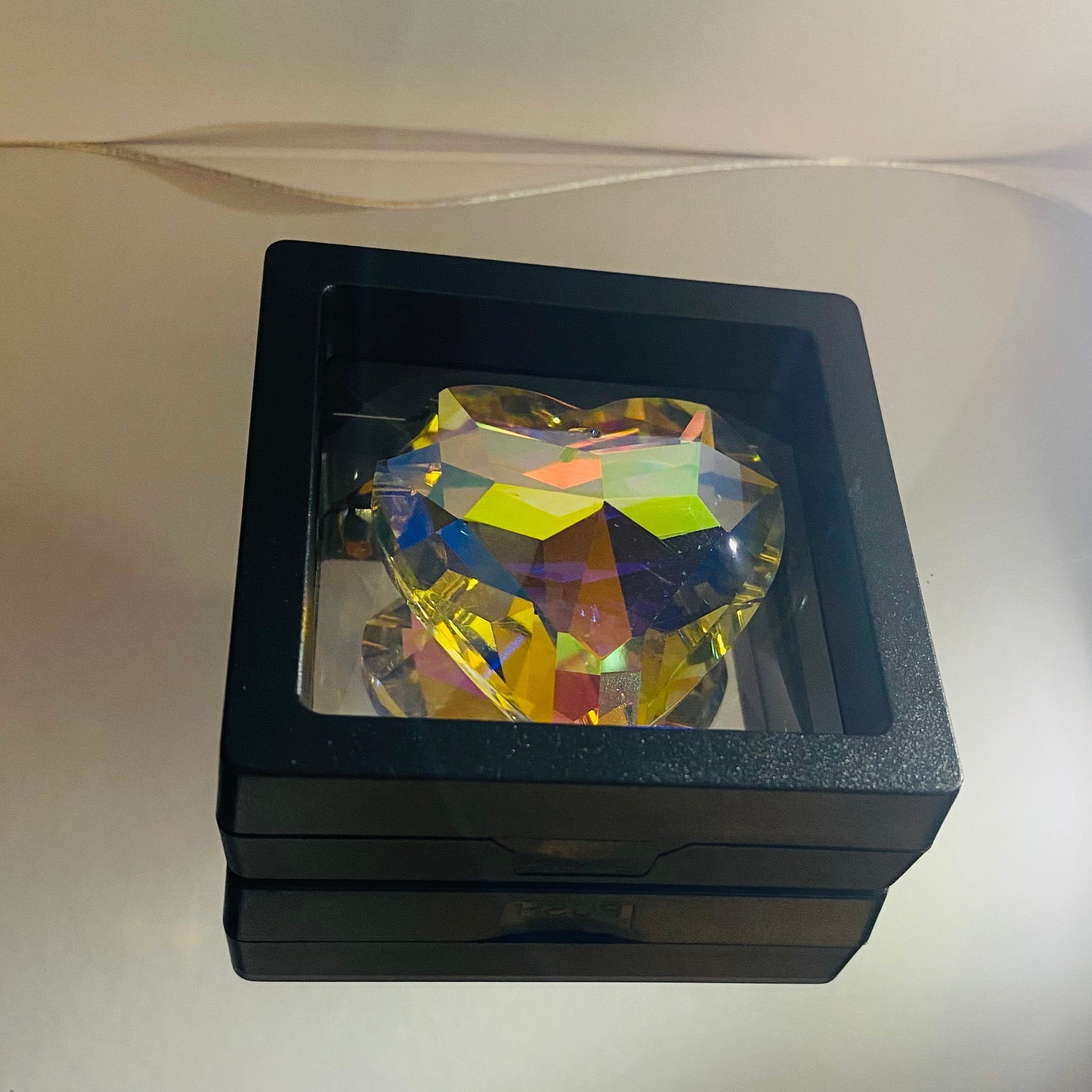 Heart crystal pendant